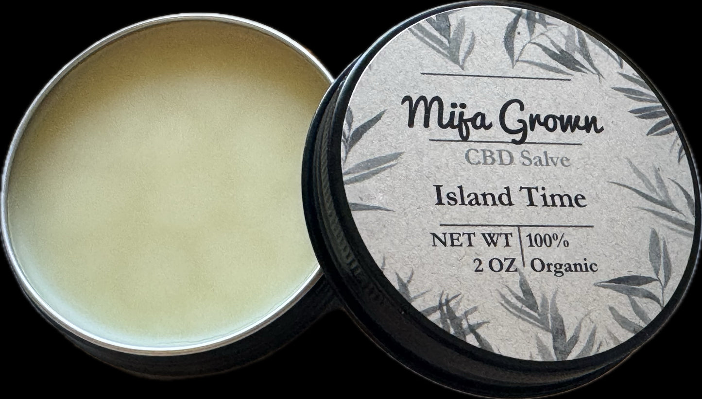 CBD "Island Time" Hemp Salve 2 oz