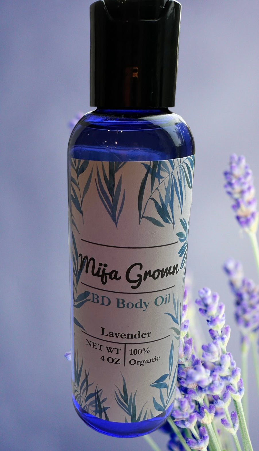 CBD organic hemp Body Oil 4 oz