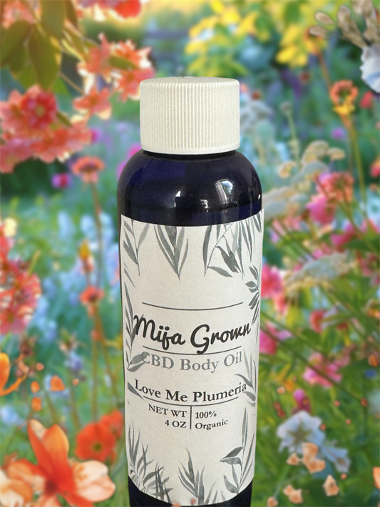 CBD "Love Me Plumeria" Body Oil